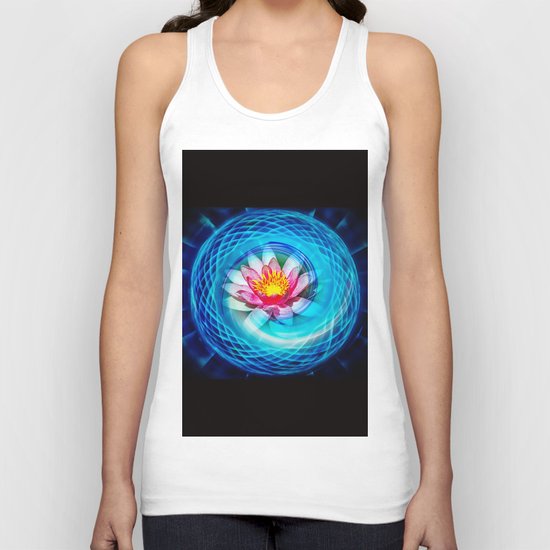Wellness Water Lily Unisex Tank Top