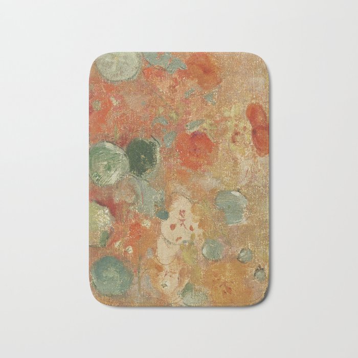 Nasturtiums 1 Bath Mat