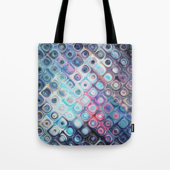 Reflecting Circles of Color Tote Bag