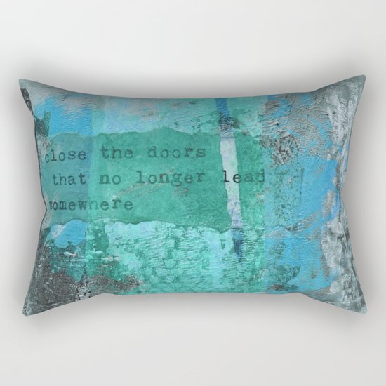 Close the door Rectangular Pillow