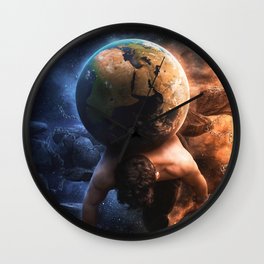 Greek Titan - Atlas Wall Clock