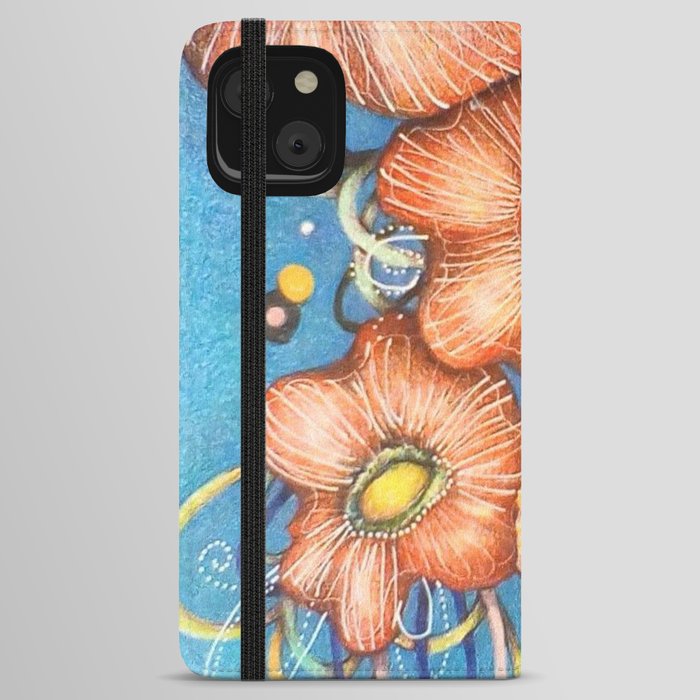 Poppies iPhone Wallet Case