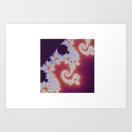Mandelbrot set spiral "Infinity" Art Print