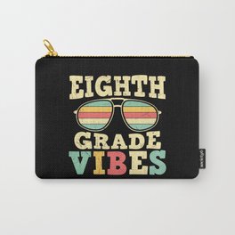 Eighth Grade Vibes Retro Sunglasses Carry-All Pouch