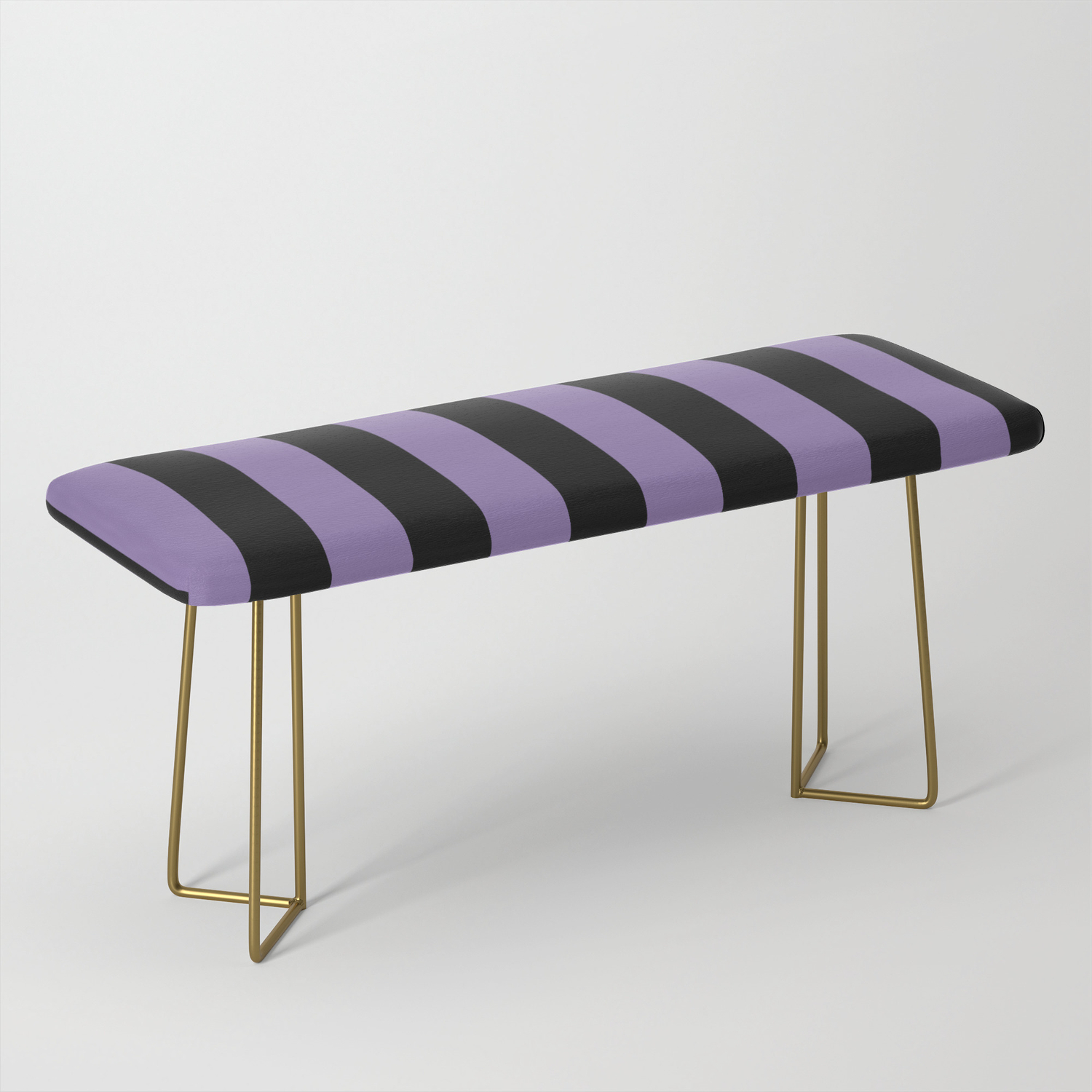 Striped For Life Bench By Drfink Society6