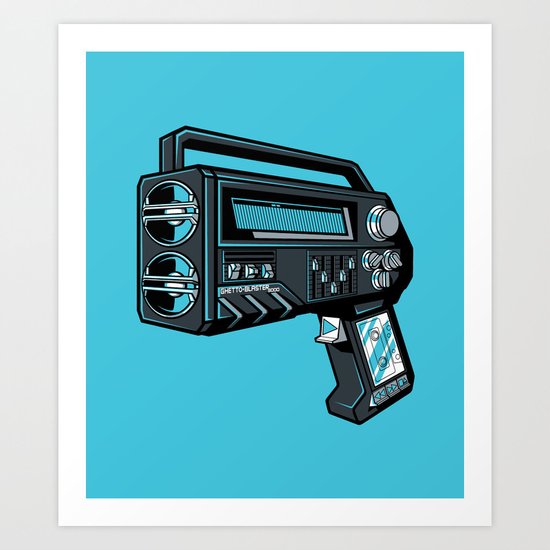 GHETTOBLASTER3000 Art Print