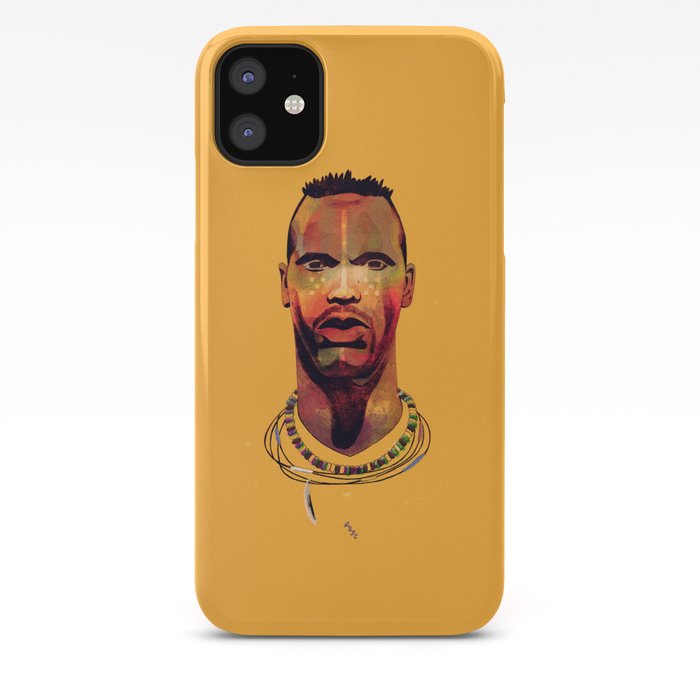 Lucas Radebe Portrait Leeds United Legend Iphone Case By Chrismoran Society6