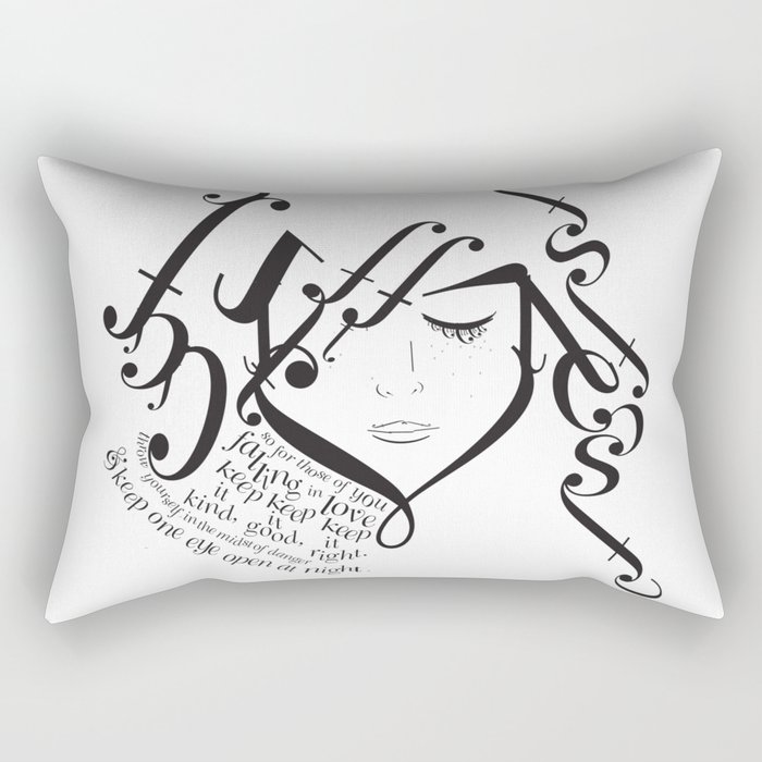 for those of you falling in love Rectangular Pillow