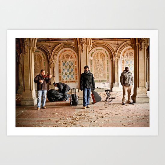 Central Park Singers Art Print