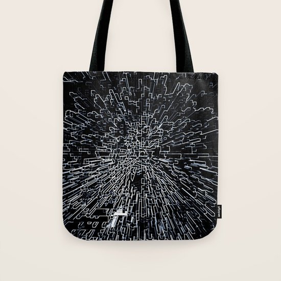 Digital Art Abstract Tote Bag