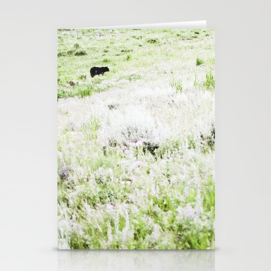 black bear Stationery Cards