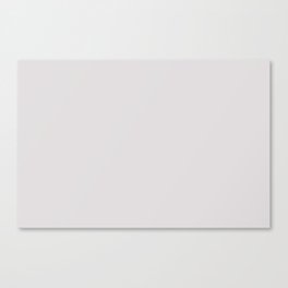 Soft Light Gray - Grey Solid Color Pairs PPG Silver Screen PPG1014-3 - All One Single Shade Colour Canvas Print