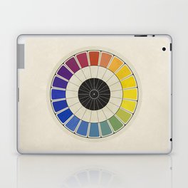 Re-make of "Scale of Complementary Colors" by John F. Earhart, 1892 (vintage wash, no texts) Laptop Skin