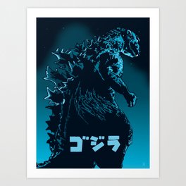 Godzilla 1954 Art Print