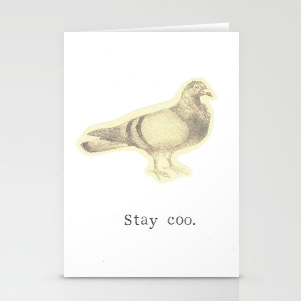 Stay Coo Vintage Pigeon Stationery Cards