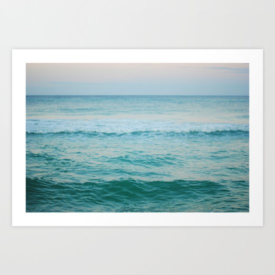 only the ocean Art Print