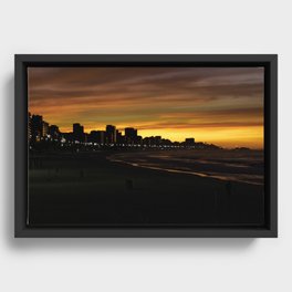 Sunrise at Leblon - Rio de Janeiro - Brazil Framed Canvas