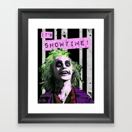 BEETLE JUICE "It's Showtime! Framed Art Print