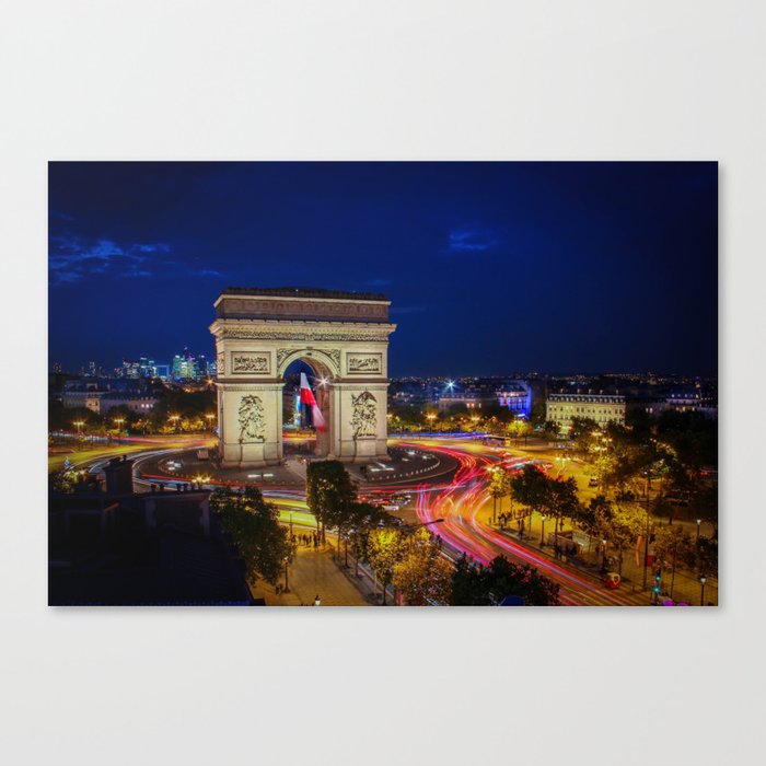 Arc de Triomphe in Paris Canvas Print