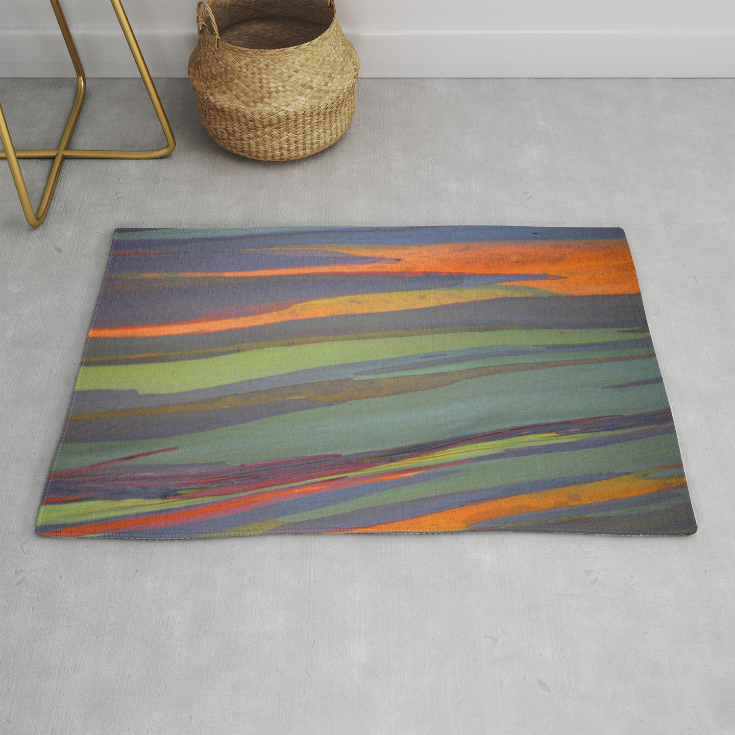 Rainbow Eucalyptus Magic Rug By Dec02 Society6