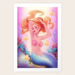 Kissy Face Art Print