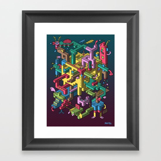 Shilton's Fleas Framed Art Print