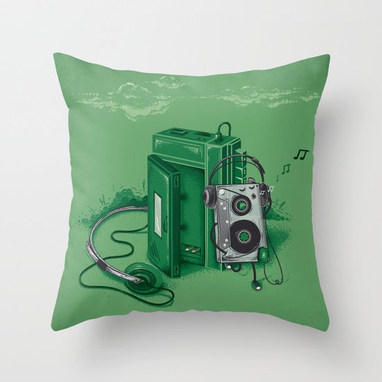 Music Break Throw Pillow