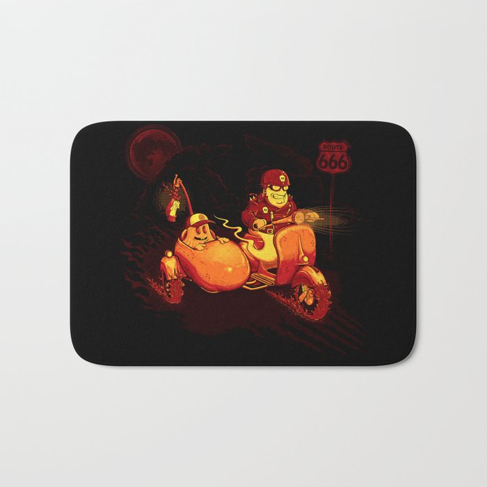 Route To Hell Bath Mat