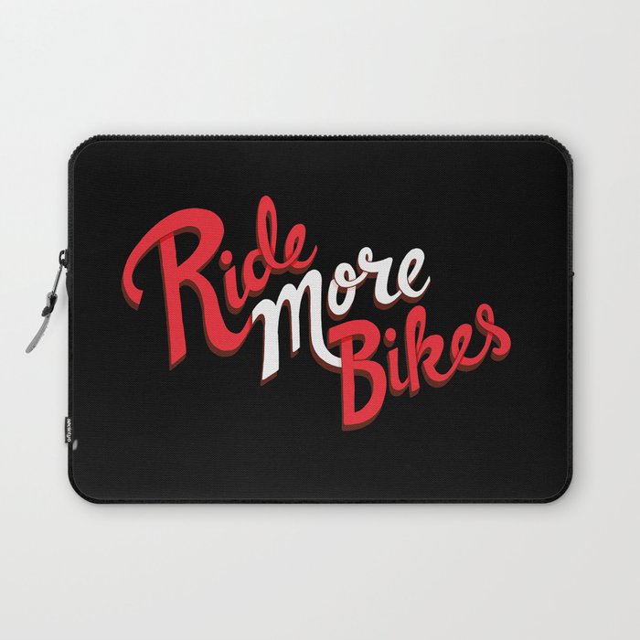 Ride More Bikes Laptop Sleeve