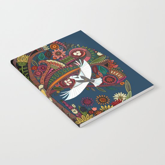 tree of life blue Notebook
