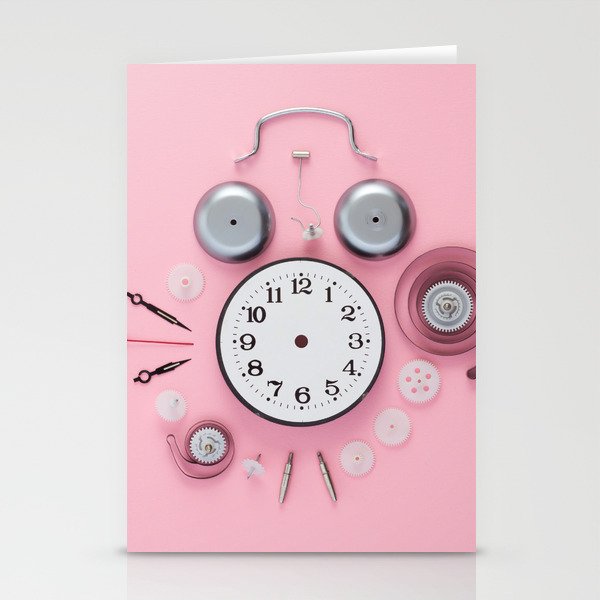 Clock components Stationery Cards