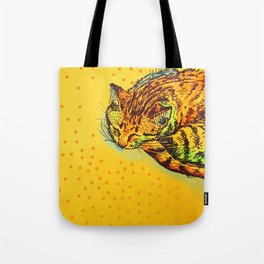 Cat Shimmie (ochre paper)  Tote Bag