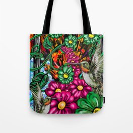 "Incense & Hummingbirds" Tote Bag