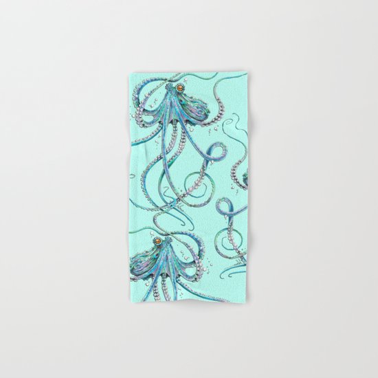 Drunk Octopus Hand & Bath Towel
