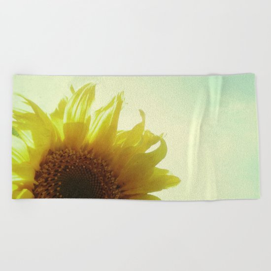 Sunflower Beach Towel