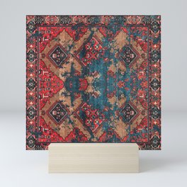 Vintage Moroccan Carpet Mini Art Print