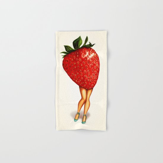 Strawberry Girl Hand & Bath Towel