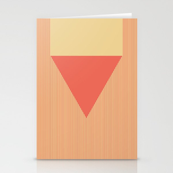 Red Triangle Stationery Cards