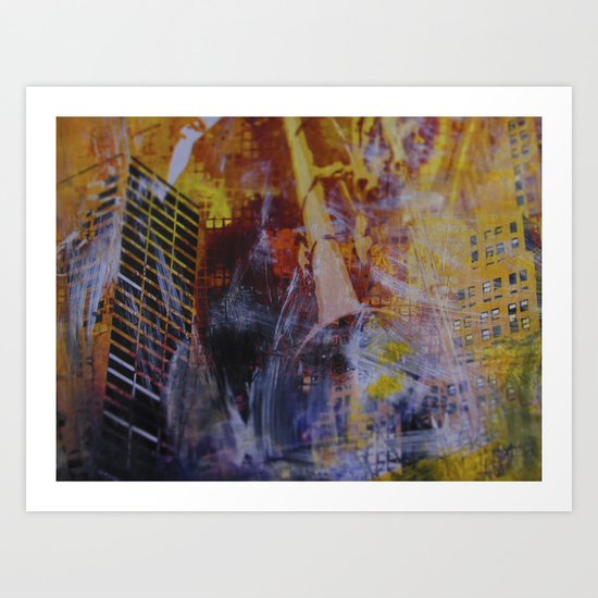 Citychaos Art Print