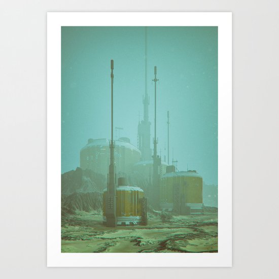 LITHIUM-BL.O7 (everyday 12.19.16) Art Print