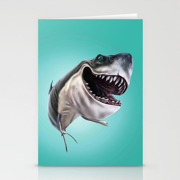Smiling Shark Selfie Stationery Cards
