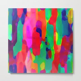 Colorful watercolors Metal Print