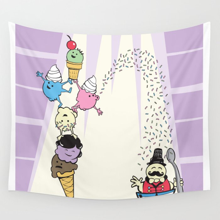 The Amazing Scoops! Wall Tapestry