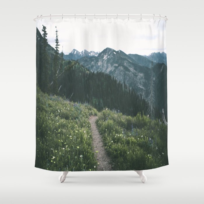 Happy Trails II Shower Curtain