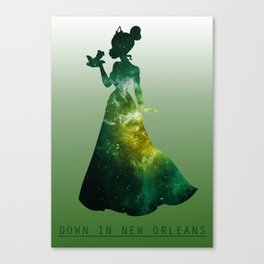 Space Princesses: Tiana Canvas Print