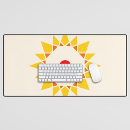 Sun and light 3 Desk Mat