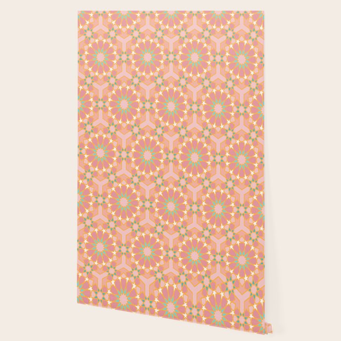 Autumn Colors Islamic Geometric Pattern Wallpaper By Danadudesign Society6