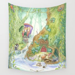 The Wind in the Willows Wall Tapestry