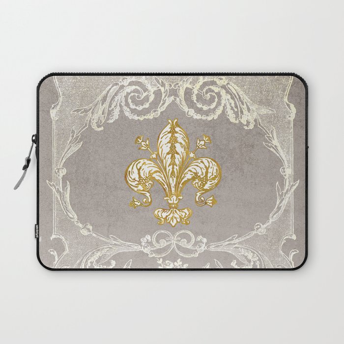 Fleur De Lis Laptop Sleeve