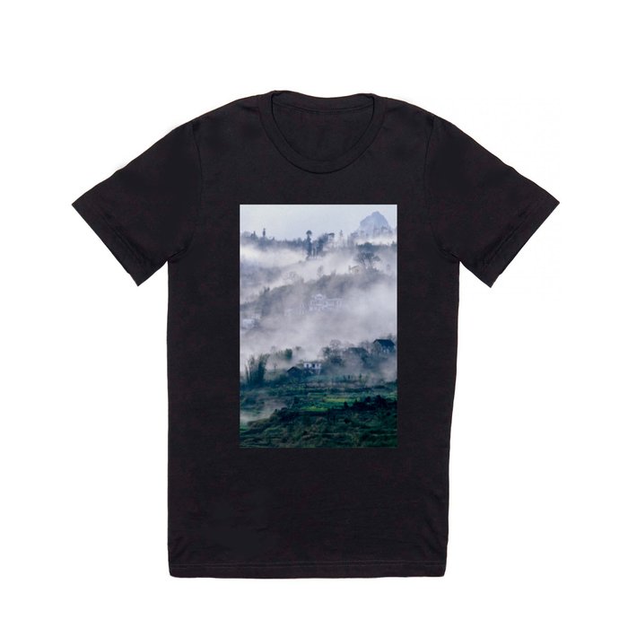 Foggy Mountain of Sa Pa in VIETNAM T Shirt
